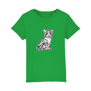 Kipla t-Shirt Kinder Jungen Mädchen Shirt Tiger grün